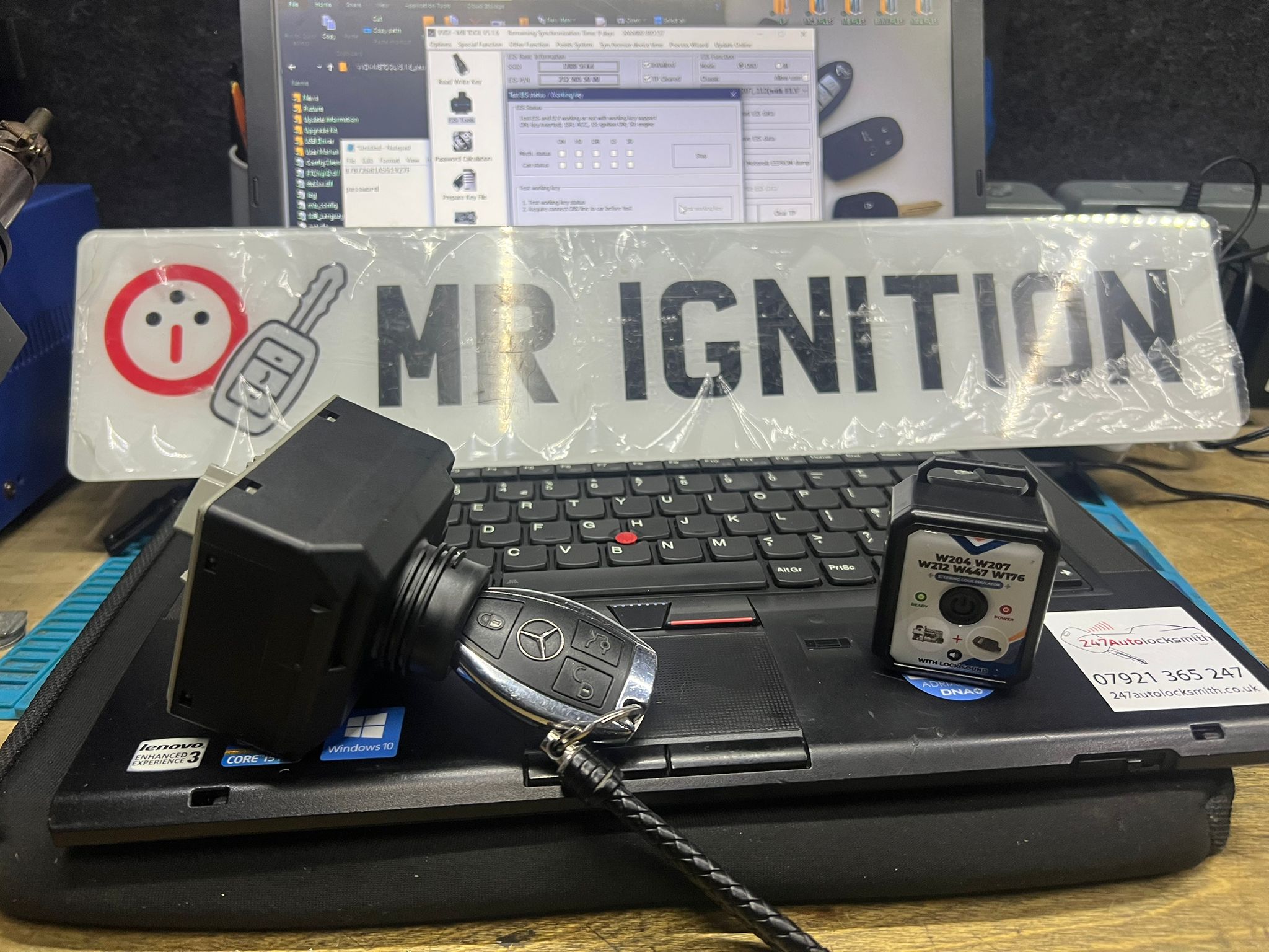 Mercedes EIS electronic ignition switch and steering lock repair